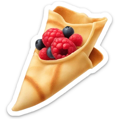 crepe with berry's sticker