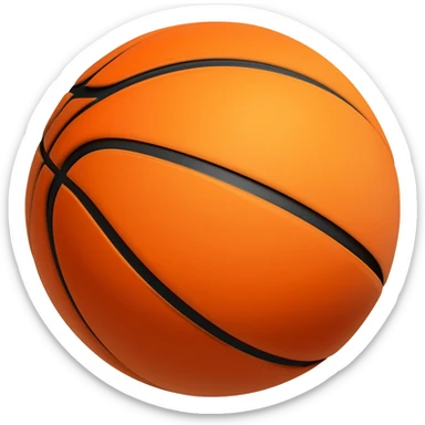 3 point basket sticker