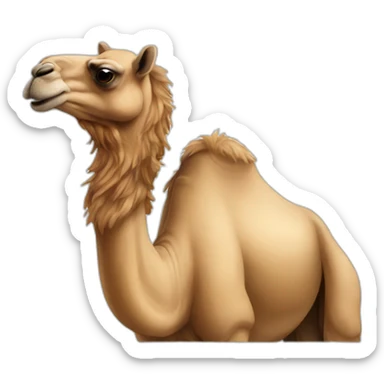 A fast camel sticker
