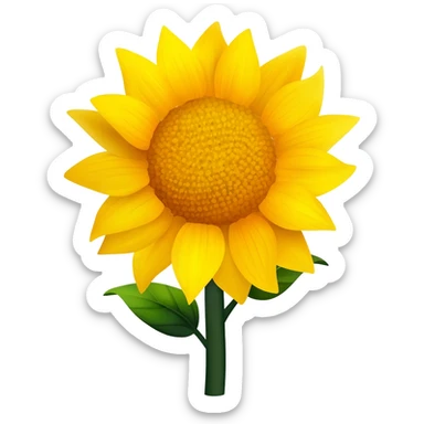 Make it purple sunflower sticker