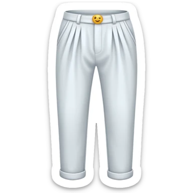 pantalones: blancos sticker