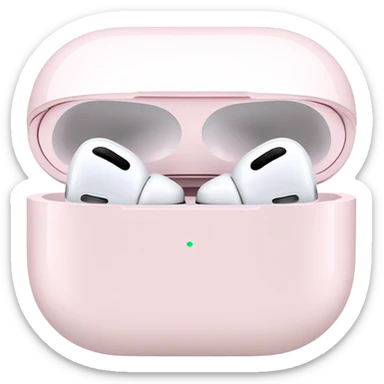 light pink airpods pro sticker