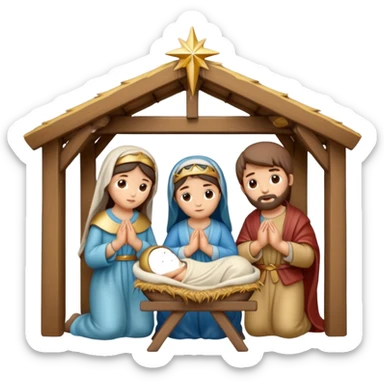 nativity sticker