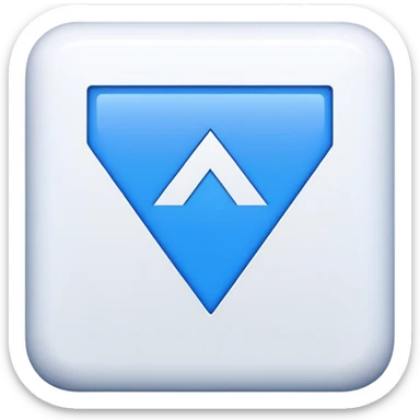 white check with blue square sticker