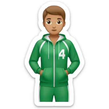 Squit Game plear 456 sticker