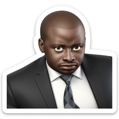 stylish boy in necktie sticker