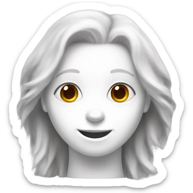 White Ragdoll gray face sticker