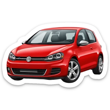 GOLF VI red sticker