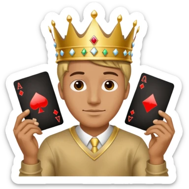 king of gamble sticker