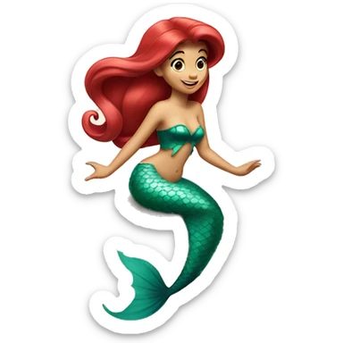 Ariel the little Mermaid  sticker