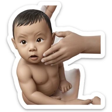 realistic portrait of a male sticker