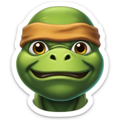Old Teenage Mutant Ninja Turtles sticker