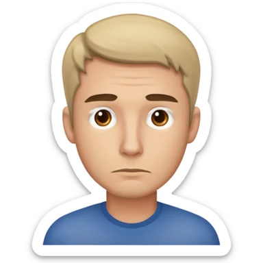 A man contemplating leaving his wife and kids sticker