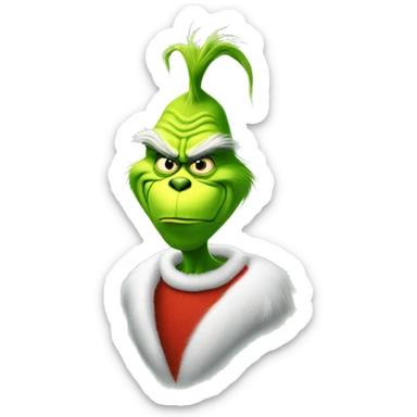 the grinch sticker