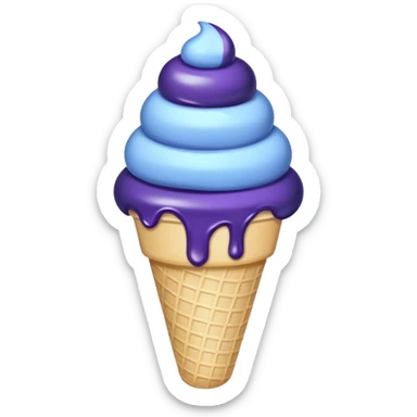 icecream-blueberries sticker