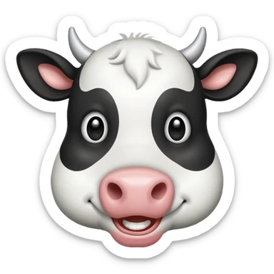 Vaca loca sticker