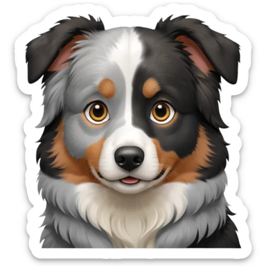 Merl Australian shepherd sticker