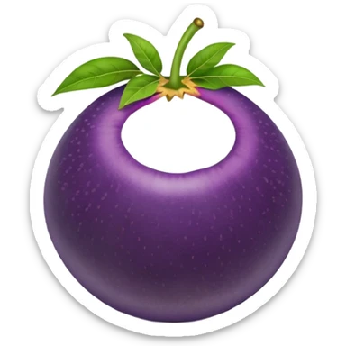 Passion fruit emoji sticker