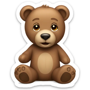 teddy bear sticker