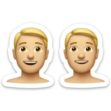 two plus emojis together sticker
