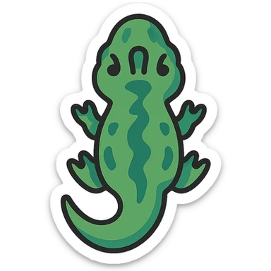 Top-down view of a T-Rex, stylized like a toy car or vehicle, detailed but simplified, positioned on a flat surface with clear outlines, resembling a miniature model or toy dinosaur seen directly from above, bright lighting, simple background, sharp focus sticker