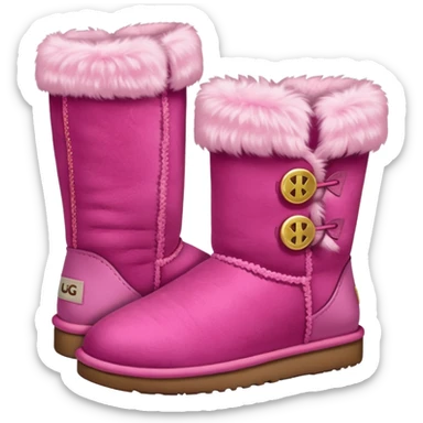 pink ugge sticker