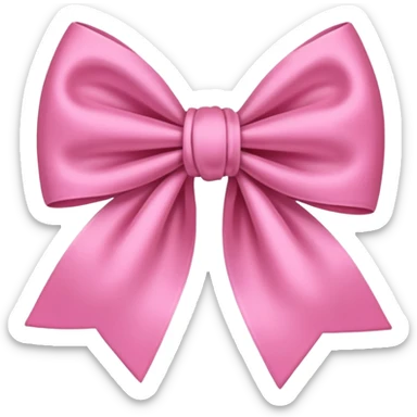 Cute bow sticker