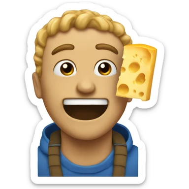 Rad and cheese  sticker