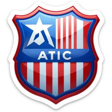 Atletico madrid club logo sticker