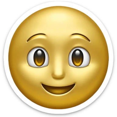 Create me gold emogi sticker