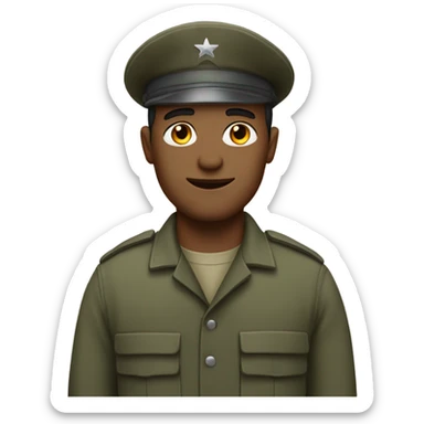 Military man that is a mechanic sticker