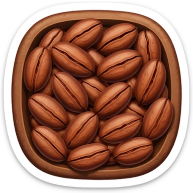 now generate beans of cocoa sticker