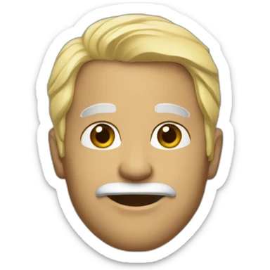 Famous person sticker