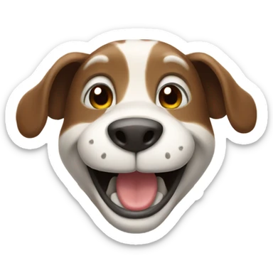 Happy animal smiling  sticker