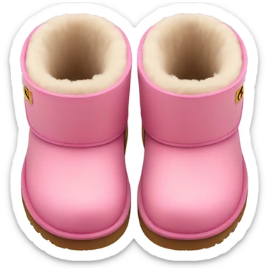 pink Ugg shoes sticker