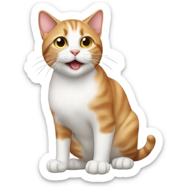 cat that manifests sticker