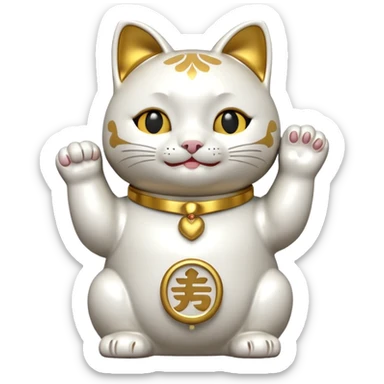 maneki neko sticker
