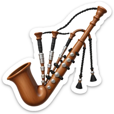 Scottish bagpipes sticker