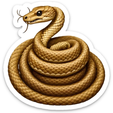 rattle snake sticker