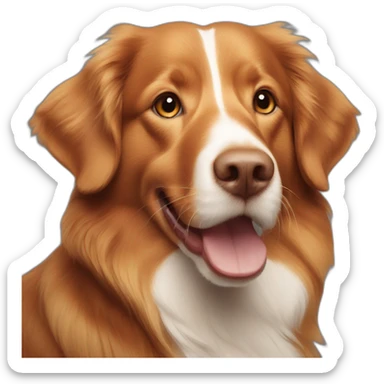 nova scotia duck tolling retriever sticker