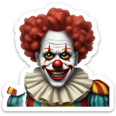 Payaso riéndose  sticker