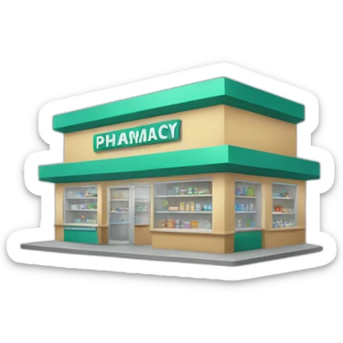 Pharmacy place sticker
