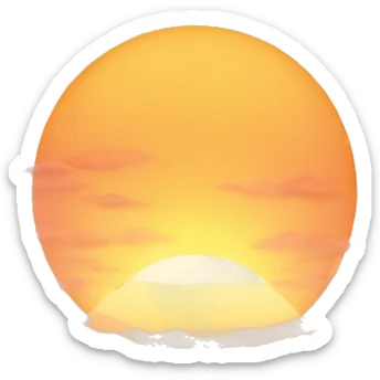 sunrise sticker