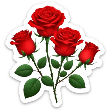 rosas sticker