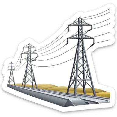 Power Lines sticker