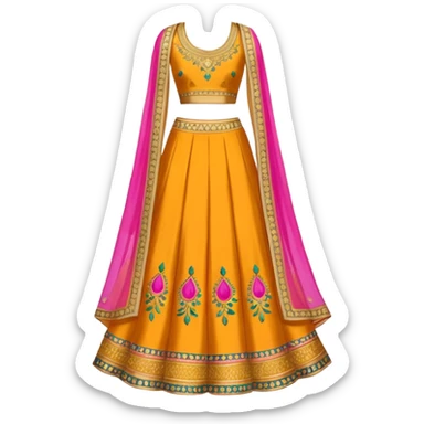 Lehenga sticker