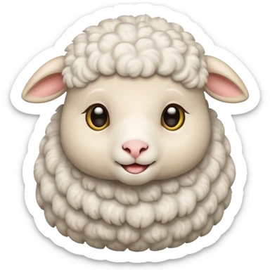 baby sheep sticker