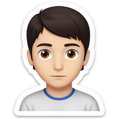 A Turkish young boy  sticker