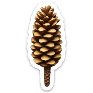 pine-cone staff sticker