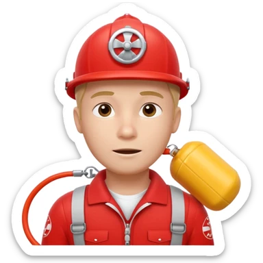 lifeguard portrait, head and shoulders only, wearing red lifeguard uniform, rescue whistle and buoy strap visible, confident alert expression, beach safety vibe, 3D cartoon, mobile game icon style, clean background, no text, no watermark
 sticker